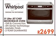 Whirlpool 31Ltr Jet Chef Microwave Oven-Each