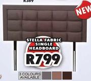 Stella Fabric Single Headboard