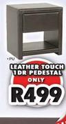 Leather Touch 1DR Pedestal