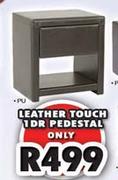 Leather Touch 1 Door Pedestal