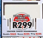 Leather Touch Single Head Board 