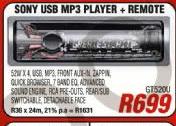 Sony USB MP3 Player + Remote(GT520U)