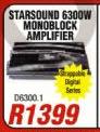 Starsound 6300W Monoblock Amplifier(D6300)