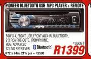 Pioneer Bluetooth USB MP3 Player + Remote(4550BT)
