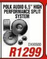 POLK Audio 6.5" High Performance Split System(DX6500)