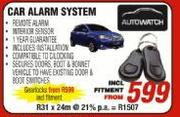 Autowatch Car Alarm System Including Fitment