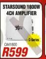 Starsound 4CH Amplifier(CA41800)