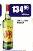 J&B Scotch Whisky-750ml