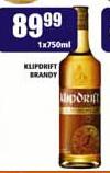 Klipdrift Brandy-750ml