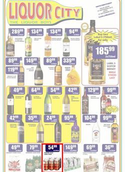Liquor City : The Liquor Boys (13 Sep - 15 Sep 2013), page 1