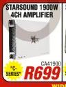 Starsound 1900W 4CH Amplifier(CA41900)