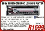 Sony Bluetooth iPod USB MP3 Player(BT4100U)