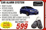 Car Alarm System Including Fitment