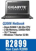 Gigabyte Q2006 Netbook