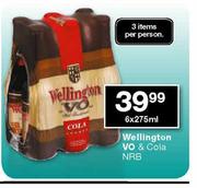 Wellington CO & Cola NRB-6 x 275ml