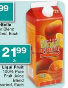 Liqui Fruit 100% Pure Fruit Juice Blend Assorted Each-2 Ltr