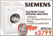 Siemens 7kg Front Load Washing Machine