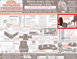 Tafelberg Furnishers : Where Every Day Is Pensioner's Day (Valid until 25 Sep 2013), page 1