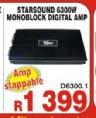 Starsound 6300W Monoblock Digital Amp