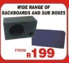 Backboard And Sub Boxes-Each