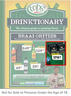 Tops at Spar Western Cape : Drinktionary (24 Sep - 5 Oct 2013), page 1