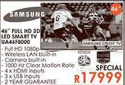 Samsung 46" Full HD 3D LED Smart TV (UA46F8000)