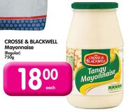 Crosse & Blackwell Mayonnaise-750Gm Each