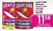 Lucky Star Pilchards(Tomato or Chilli)-400Gm
