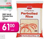 First Value Porboiled Rice-10Kg