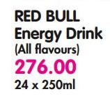 Red Bull Energy Drink(All Flovours)-24x250Ml