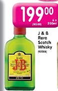 J & B Rare Scotch Whisky-200ml