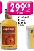 Klipdrift Export Brandy-200ml
