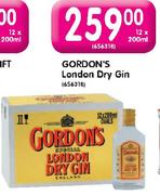Gordon's London Dry Gin-12x200ml 