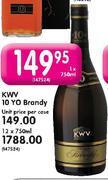 KWV 10 YO Brandy-750ml