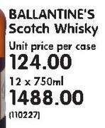 Ballantine's Scotch Whisky-12x750ml