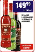 Luxardo Pomegranade, Spiced Apple Or Coffee-750ml