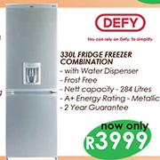 Defy 330Ltr Fridge Freezer Combination