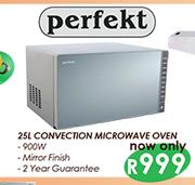 Perfekt 25Ltr Convection Microwave Oven-Each