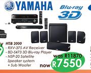 Yamaha HTIB2000 3D Blu-Ray