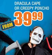 Dracula Cape Or Creepy Poncho