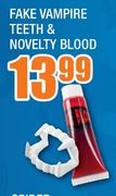 Fake Vampire Teeth & Novelty Blood