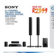Sony 5.1 Channel Tallboy Home Theatre System Dav-(TZ530)-Each
