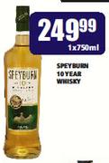 Speyburn 10 Year Old Whisky-750ml