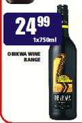 Obikwa Wine Range-750ml