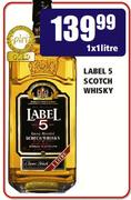 Label 5 Scotch Whisky-1Ltr