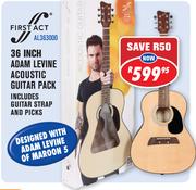 First Act 36" Adam Levine Acoustic Guitar Pack(AL363000)