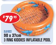 3 Ring Kiddies Inflatable Pool 90x37Cm(SL61022)