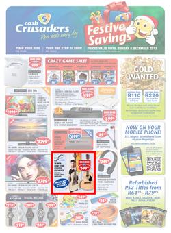 Cash Crusaders : Festive Savings (19 Nov - 8 Dec 2013), page 1