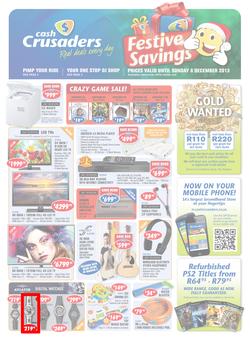 Cash Crusaders : Festive Savings (19 Nov - 8 Dec 2013), page 1