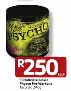 SSN Muscle Junkie Physco Pre Workout Assorted-240g Each